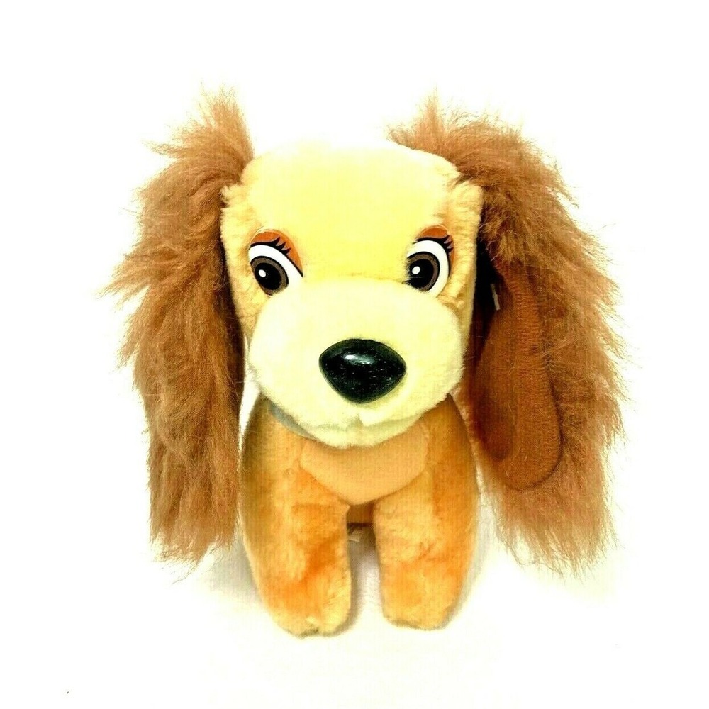 Vtg Disney Store Lady Plush Stuffed Animal 6" Lady & the Tramp Original Tag